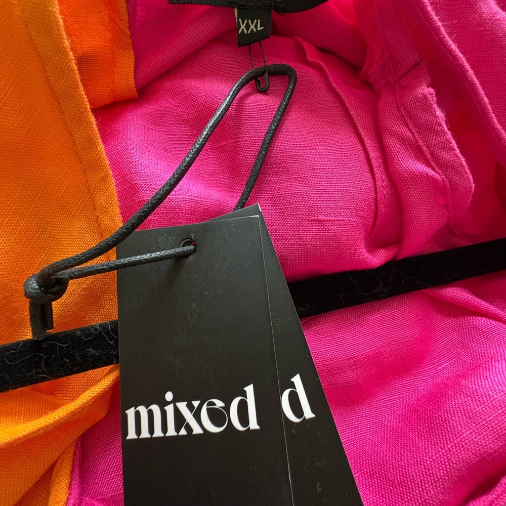 Mixed by Nasrin orange and pink jumpsuit - Picture 2 of 2